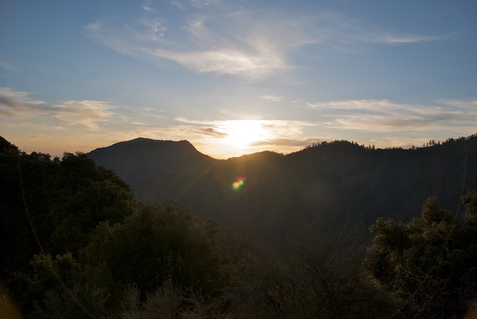 yosemite sunset